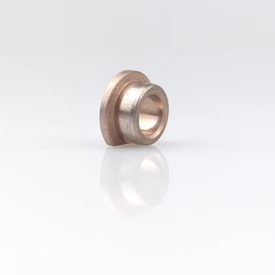 Boccola flangiata in bronzo metallurgico alle polveri per riduttori personalizzati