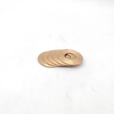 Disco in bronzo da 30 mm di diametro realizzato su misura